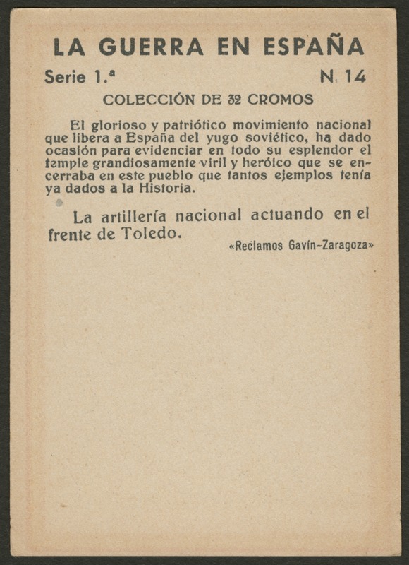 Spanish Civil War Postcards Spanish Civil War Postcard 077 Digital Tamiment